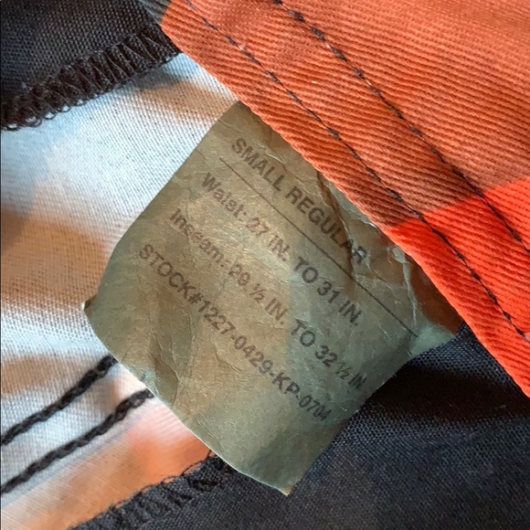 Orange Camo Jogger Pants - Picture 3 of 3